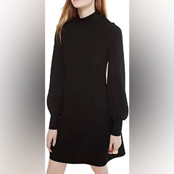 [US:M] Kate Spade Black Mockneck Ponte Dress - Picture 3 of 13